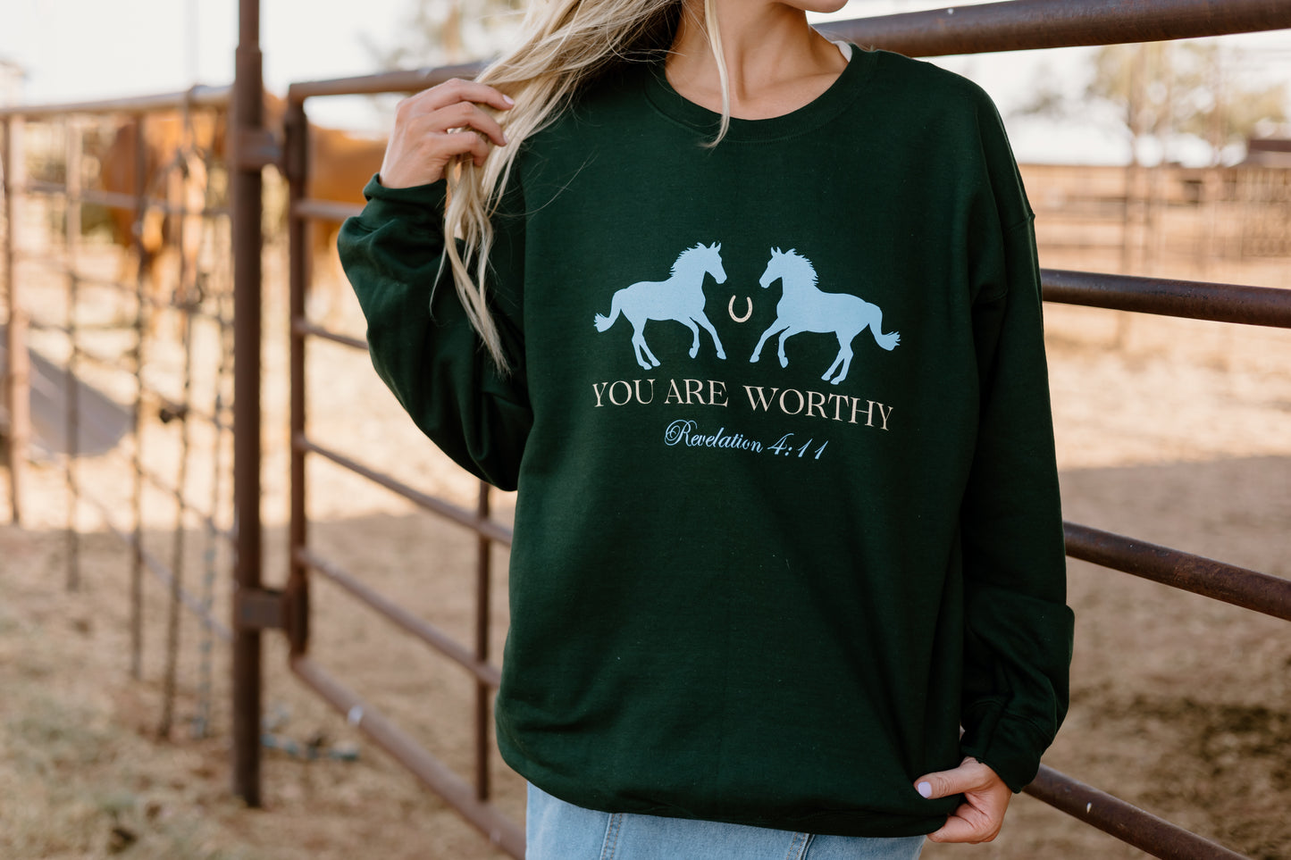 You are worthy sweatshirt