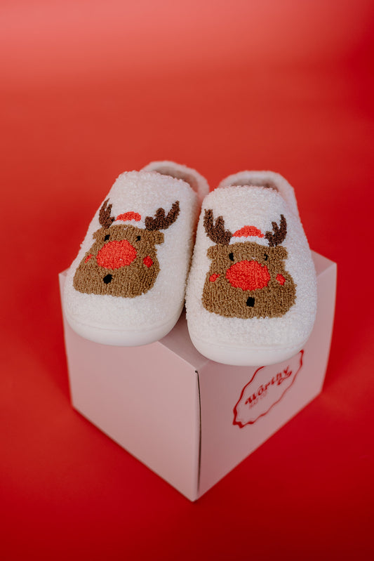 Reindeer Slippers