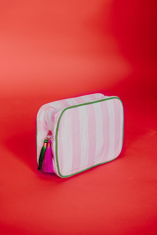 Pink & White Stripe Worthy Bag
