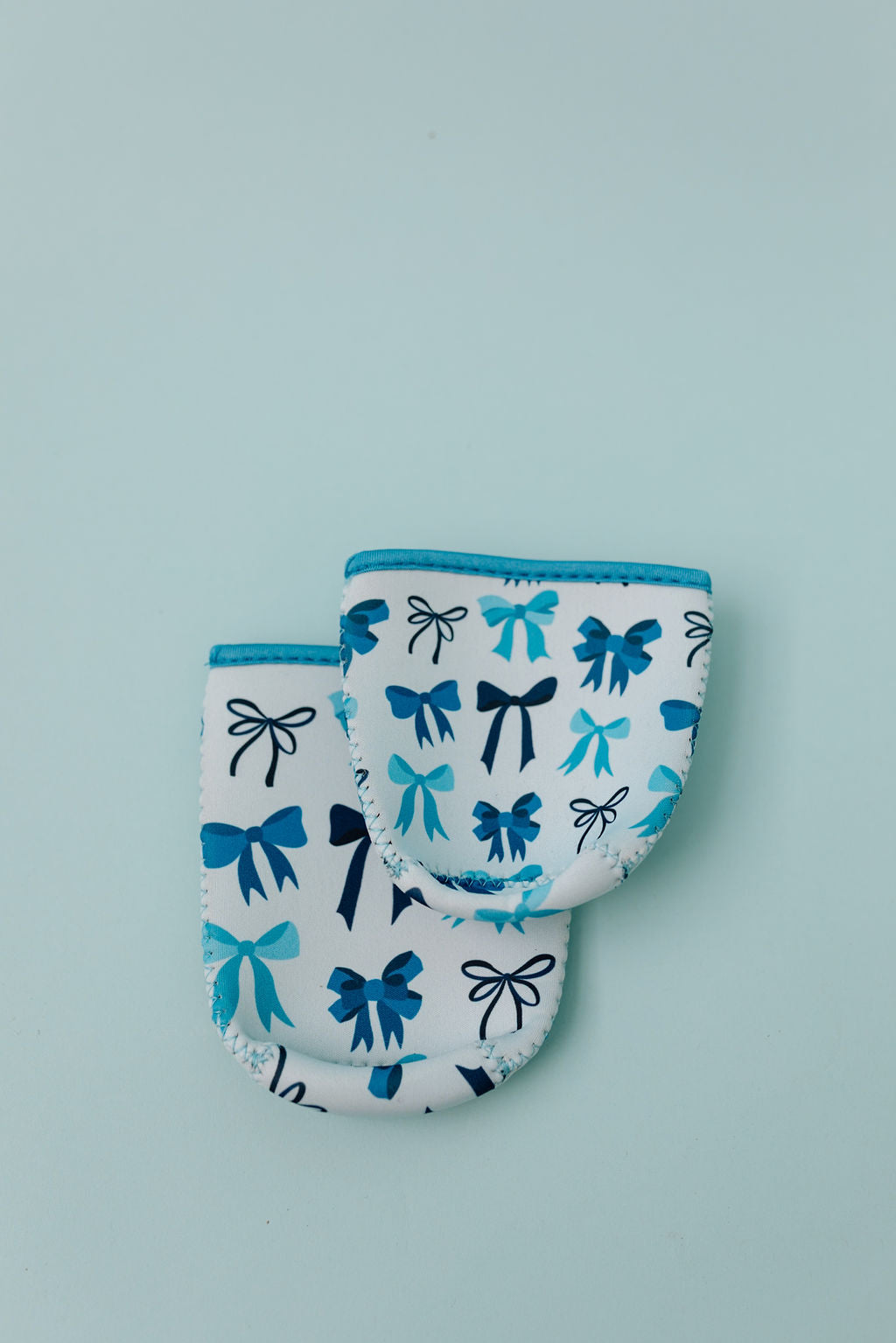 Blue Bows Coffee Coozie