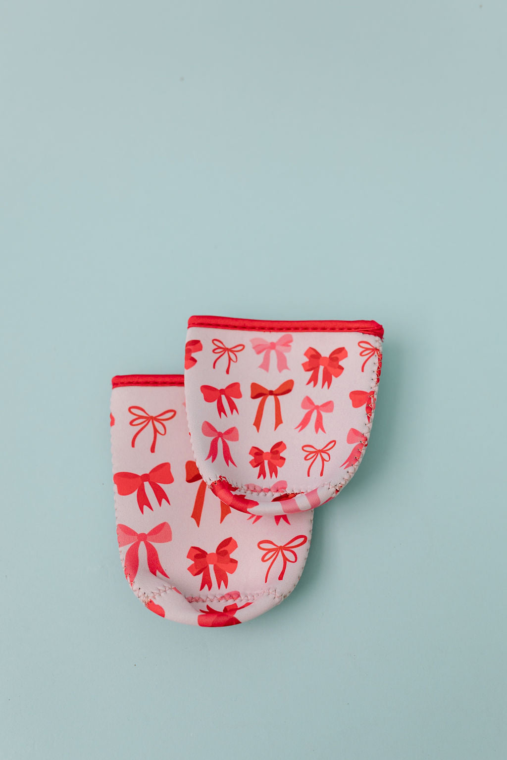 Pink Bows Coffee Coozie